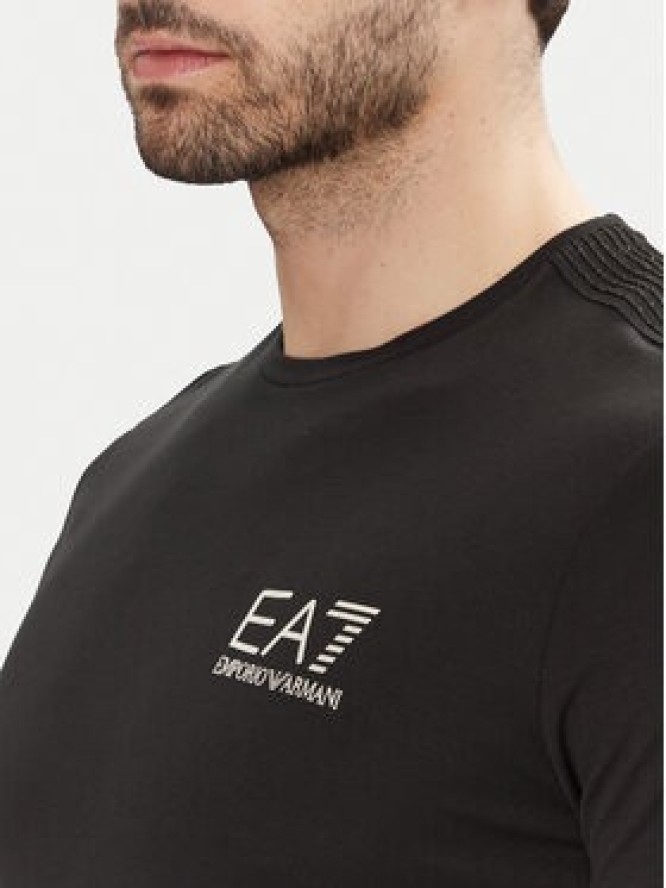 EA7 Emporio Armani T-Shirt 7M000299 AF13739 UC001 Czarny Slim Fit