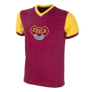 Koszulka retro piłkarska dla dorosłych - Dukla Praga Lata 60 - Czerwona
