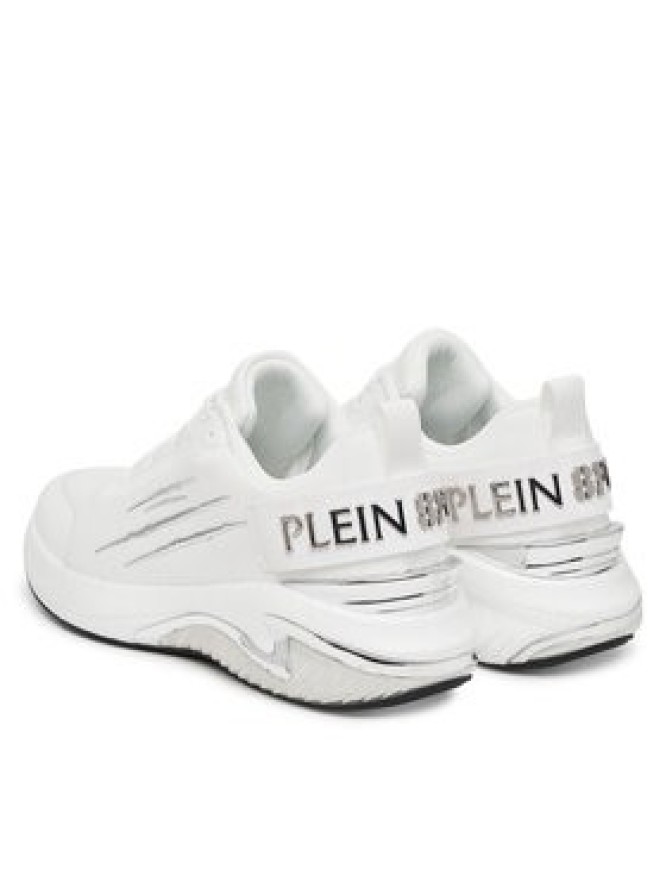Plein Sport Sneakersy FAES USC0779 STE003N Biały