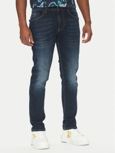 Versace Jeans Couture Jeansy 78GAB5D0 Granatowy Slim Fit
