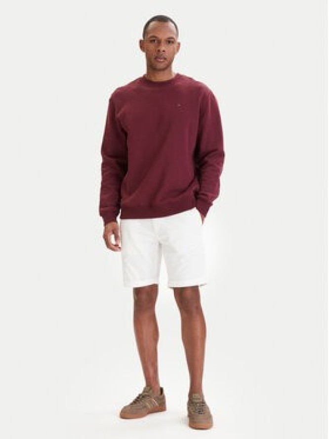 Tommy Jeans Szorty materiałowe Scanton DM0DM22852 Écru Slim Fit