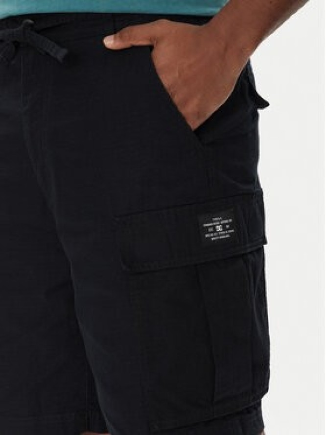 DC Shoes Szorty materiałowe Tundra ADYWS03086 Czarny Regular Fit