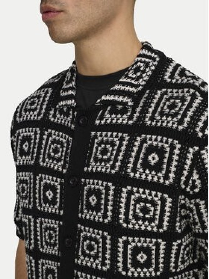 Only & Sons Koszula Bart 22033329 Czarny Relaxed Fit