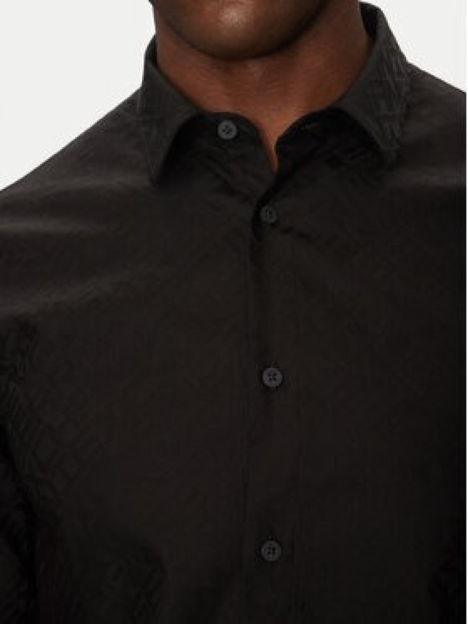 Armani Exchange Koszula XM000431 AF13131 FC041 Czarny Regular Fit