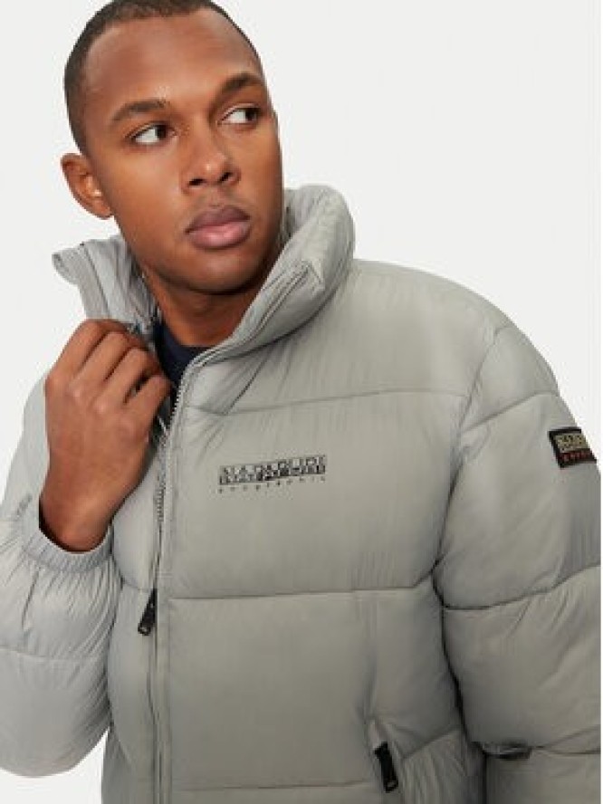 Napapijri Kurtka zimowa A-Suomi NP0A4GJF Szary Regular Fit