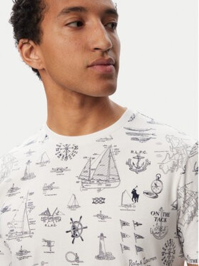 Polo Ralph Lauren T-Shirt 710B21924001 Biały Custom Slim Fit