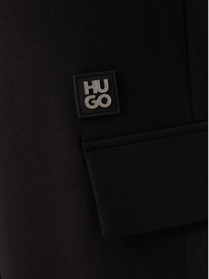 HUGO Spodnie dresowe Danovopan 50546376 Czarny Relaxed Fit