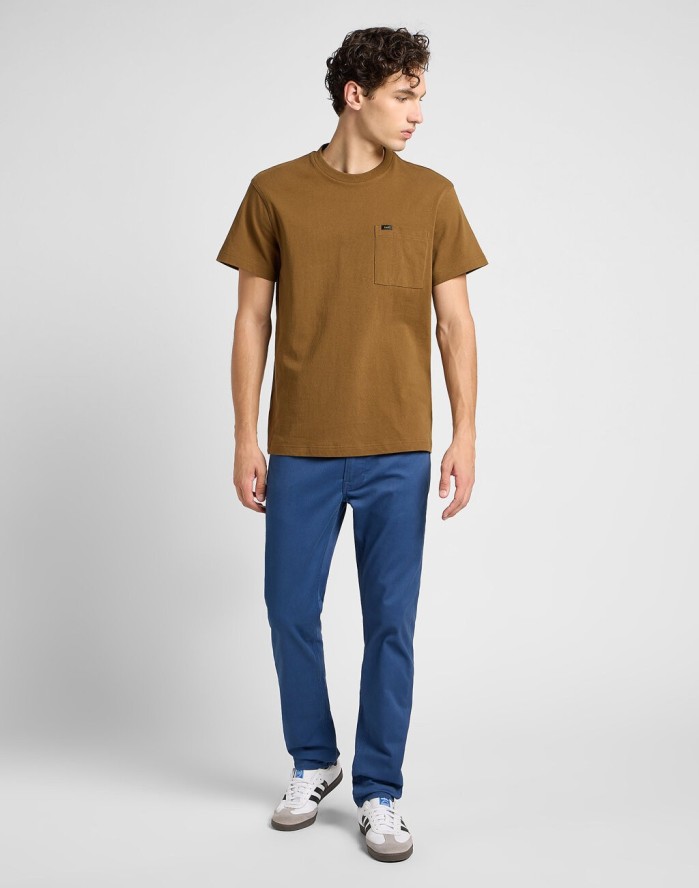 LEE MĘSKIE SPODNIE JEANSOWE DAREN ZIP FLY NEW DRAMA BLUE 112360202 L707016436