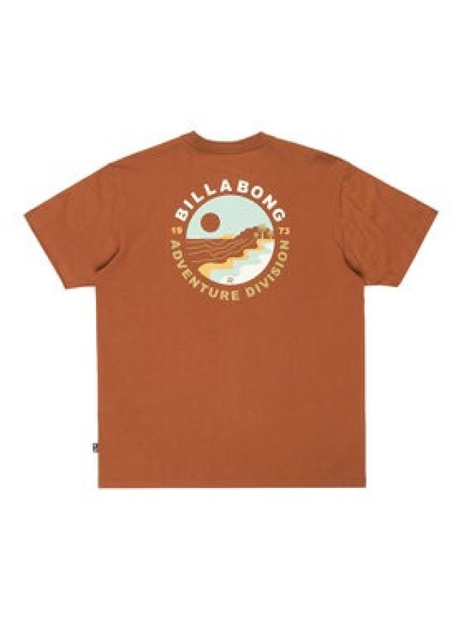 Billabong T-Shirt Rockies EBYZT00380 Brązowy Regular Fit