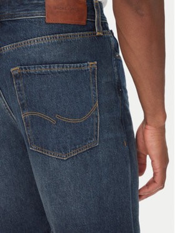 Jack & Jones Szorty jeansowe Tony 12269517 Granatowy Loose Fit