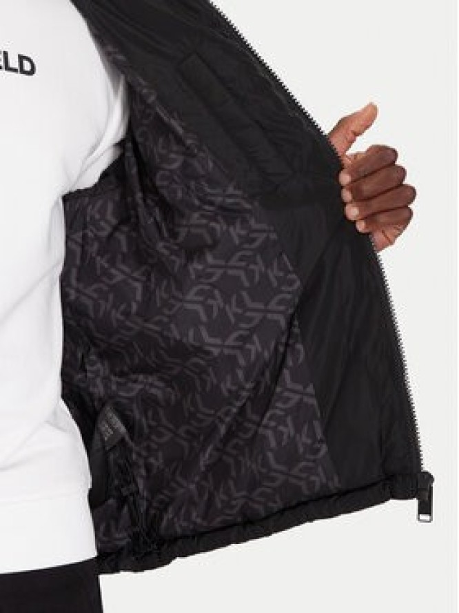 Karl Lagerfeld Jeans Kurtka zimowa A4M15031 Czarny Regular Fit