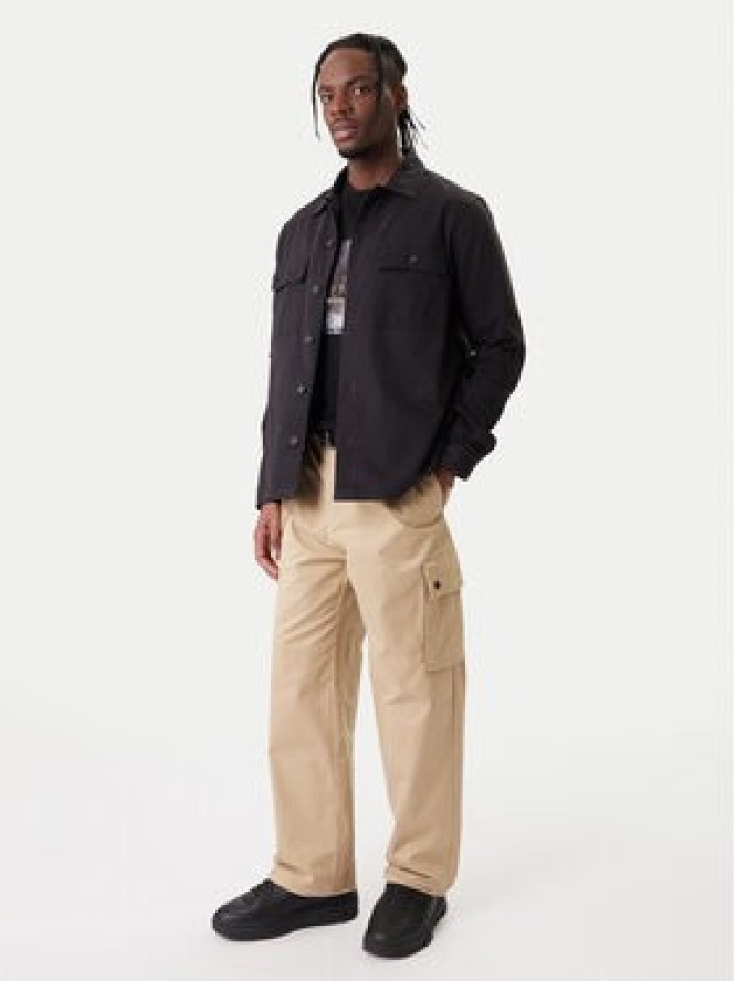 HUGO Koszula Epoldo 50545383 Czarny Oversize