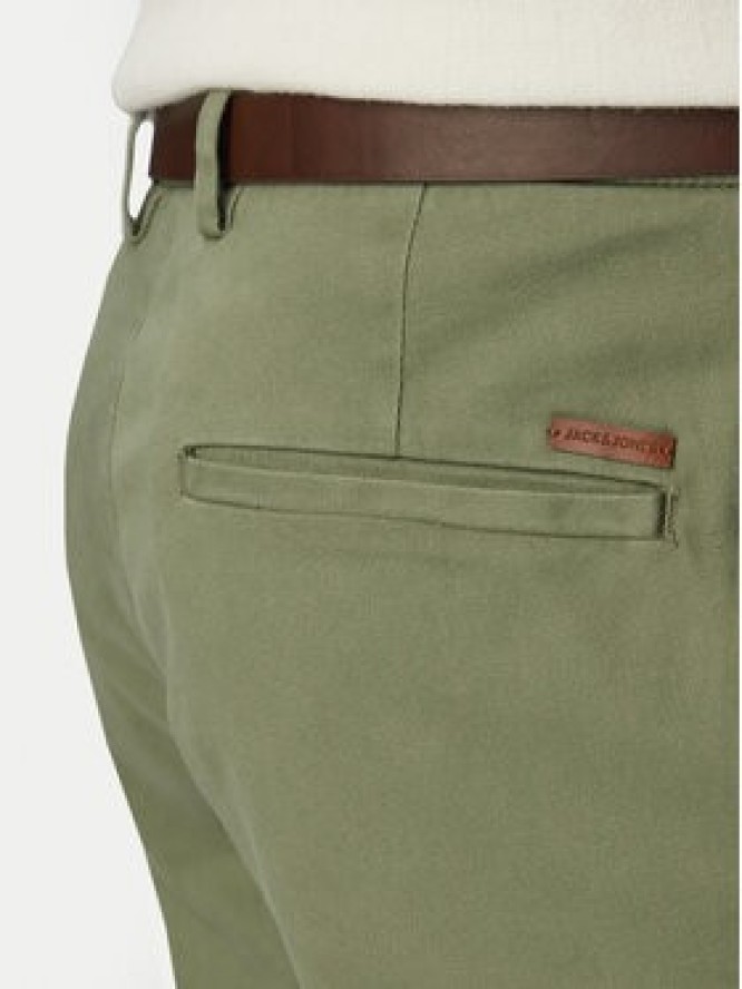 Jack & Jones Szorty materiałowe Adam Belted 12288603 Szary Regular Fit