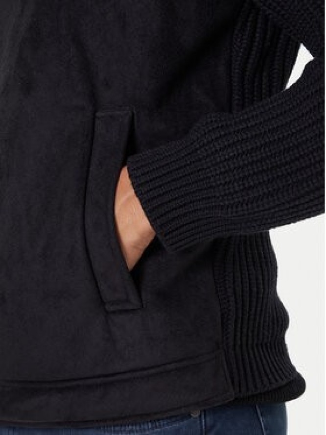 Guess Kurtka z imitacji skóry M5BR79 Z5570 Czarny Regular Fit