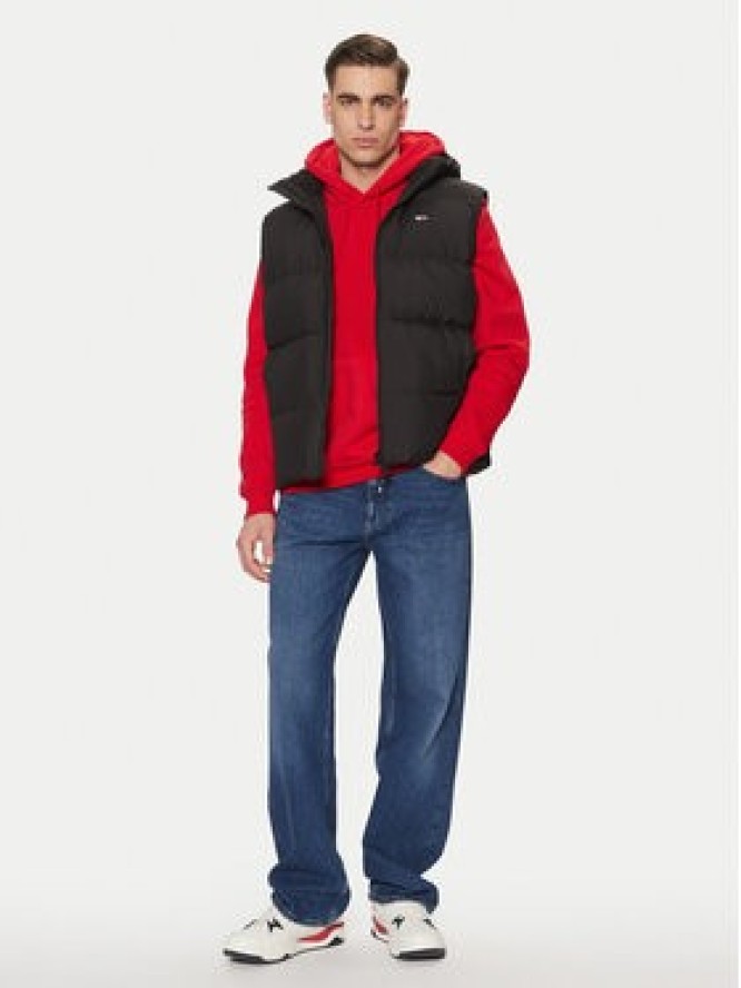 Tommy Jeans Bezrękawnik Essential DM0DM20465 Czarny Regular Fit