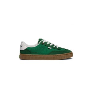 Sneakersy skórzane Cariuma TOCA Nylon And Suede Gum Green