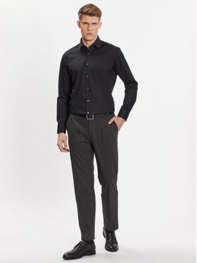 Boss Koszula 50473265 Czarny Regular Fit