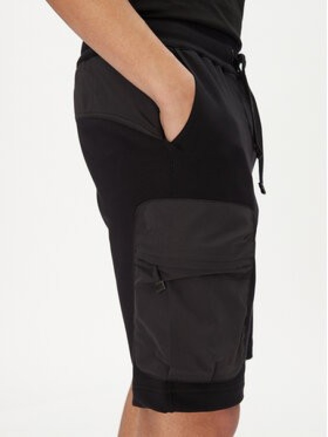 Parajumpers Szorty sportowe Irvine 25SMPMPARE06 Czarny Regular Fit