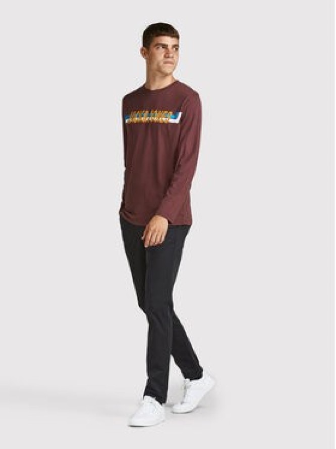 Jack & Jones Chinosy Marco 12150158 Czarny Slim Fit