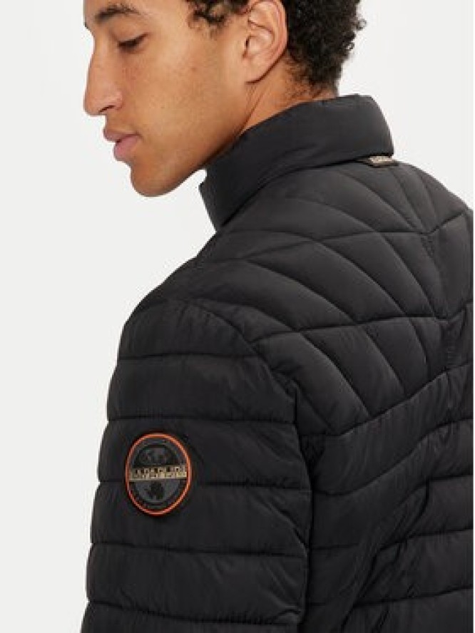 Napapijri Kurtka przejściowa A-Lapaz NP0A4I25 Czarny Regular Fit