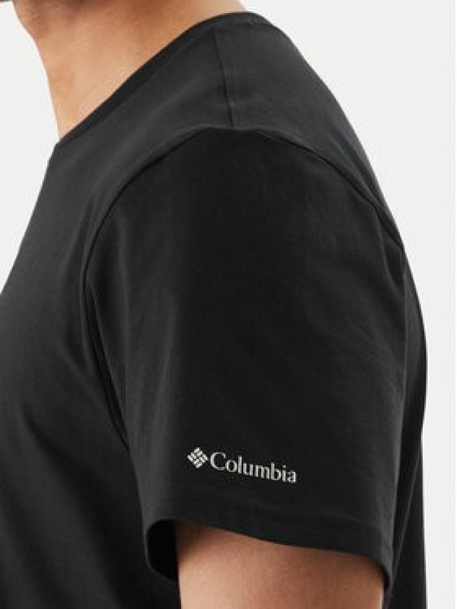 Columbia T-Shirt Graphic 2155031 Czarny Regular Fit
