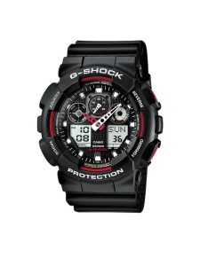 G-Shock Zegarek GA-100-1A4ER Czarny