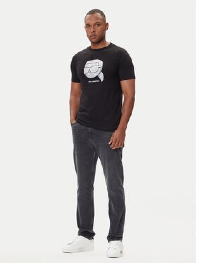 KARL LAGERFELD T-Shirt 755066 554242 Czarny Regular Fit