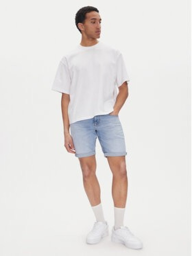 Tommy Jeans Szorty jeansowe Scanton DM0DM20954 Niebieski Slim Fit
