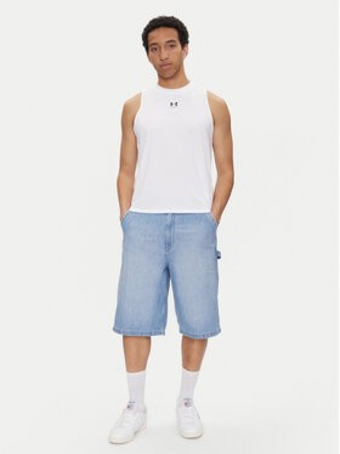 Lee Szorty jeansowe Carpenter 112364163 Niebieski Loose Fit