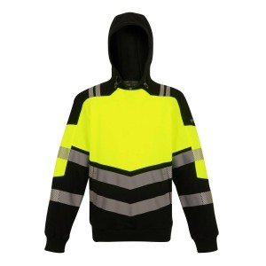 Bluza Z Kapturem Męska Odblaskowa