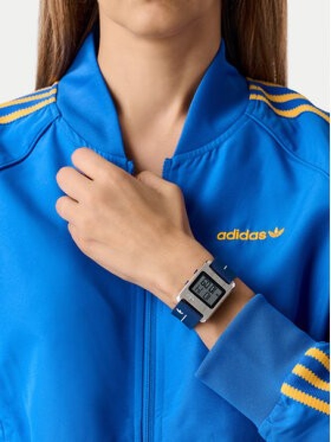 adidas Zegarek AO Street Retro Pop Three AOST25533 Niebieski