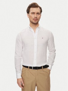 Tommy Hilfiger Koszula MW0MW34602 Biały Regular Fit