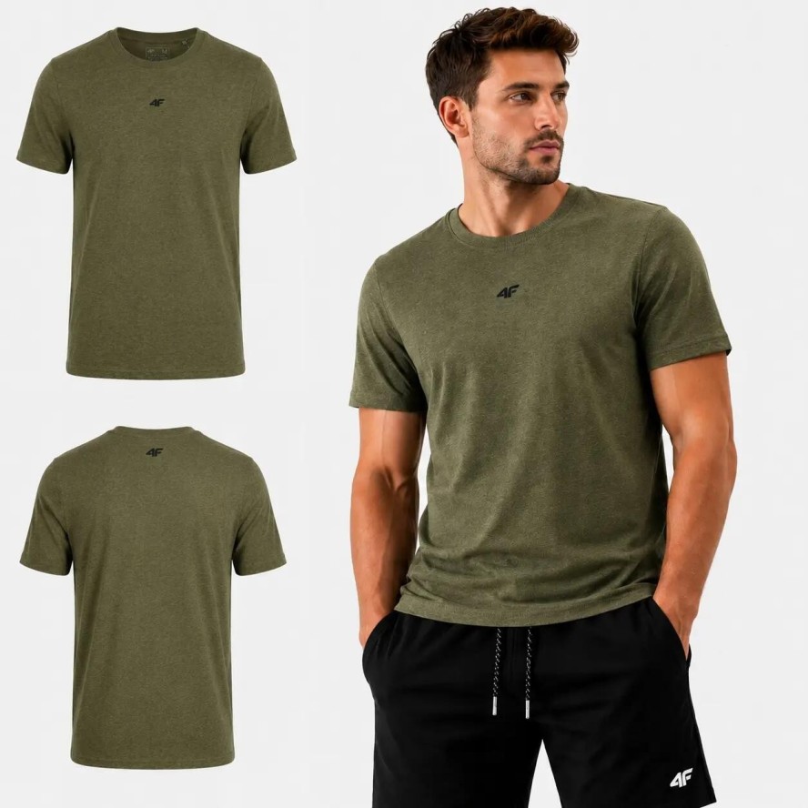 KOSZULKA MĘSKA 4F T-SHIRT SPORTOWY KOLEKCJA LIMITOWANA M3947 SS26