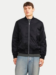 Jack & Jones Kurtka bomber Ocean 12256857 Czarny Regular Fit
