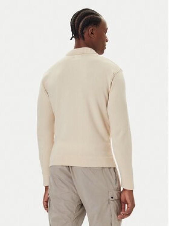C.P. Company Sweter 19CMKN061A110432A Beżowy Regular Fit
