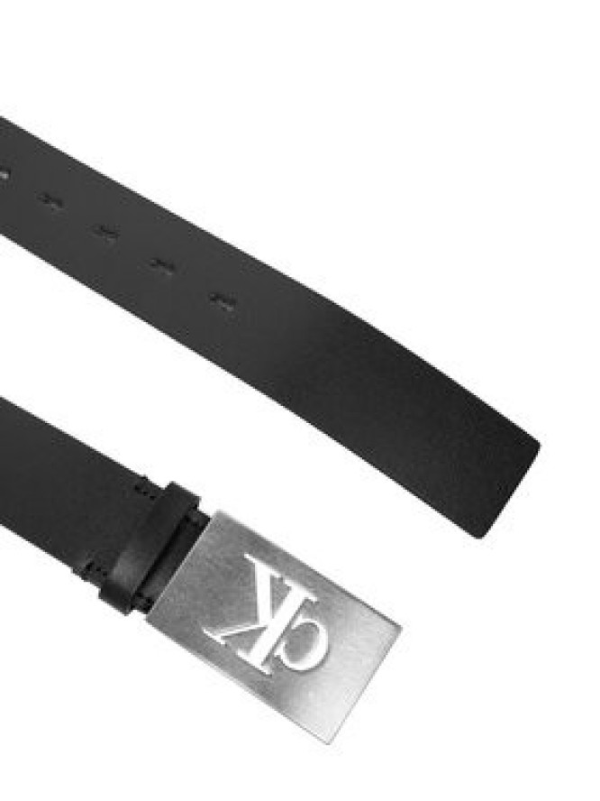 Calvin Klein Pasek Męski Ck Plaque Smooth 35Mm LV04D7043G Czarny