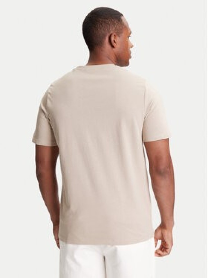Guess T-Shirt M4YI0A KCCM1 Beżowy Regular Fit