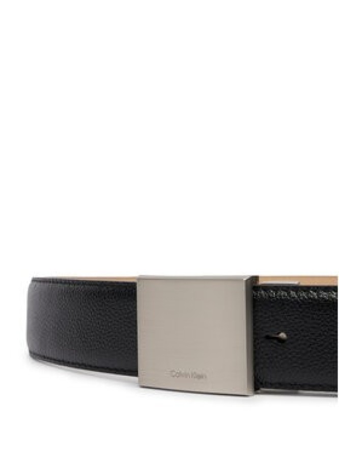 Calvin Klein Pasek Dress Plaque Pebble 35Mm Adj LV04D7080G Czarny