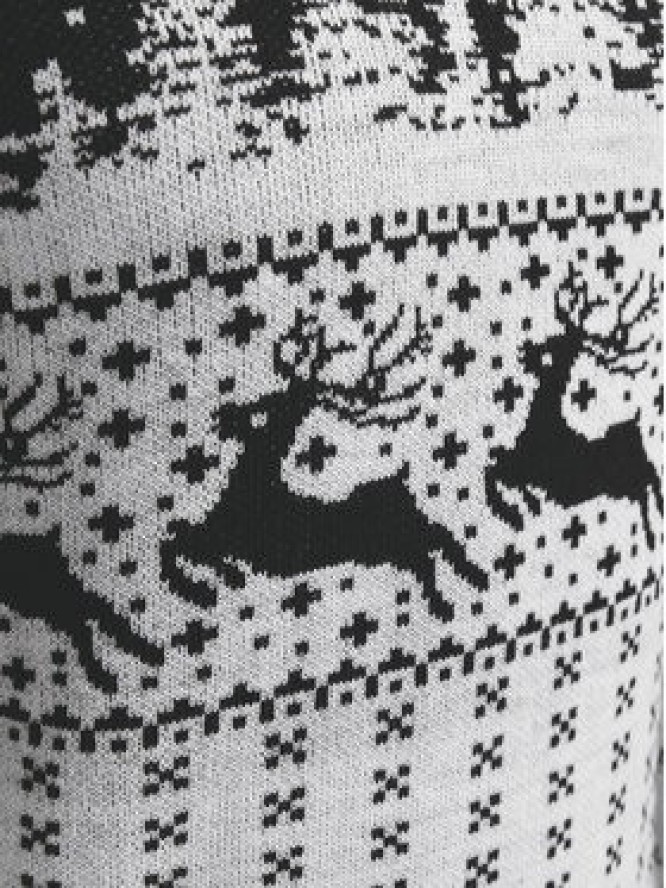 Jack & Jones Sweter Xmas Gabriel 12266118 Szary Regular Fit