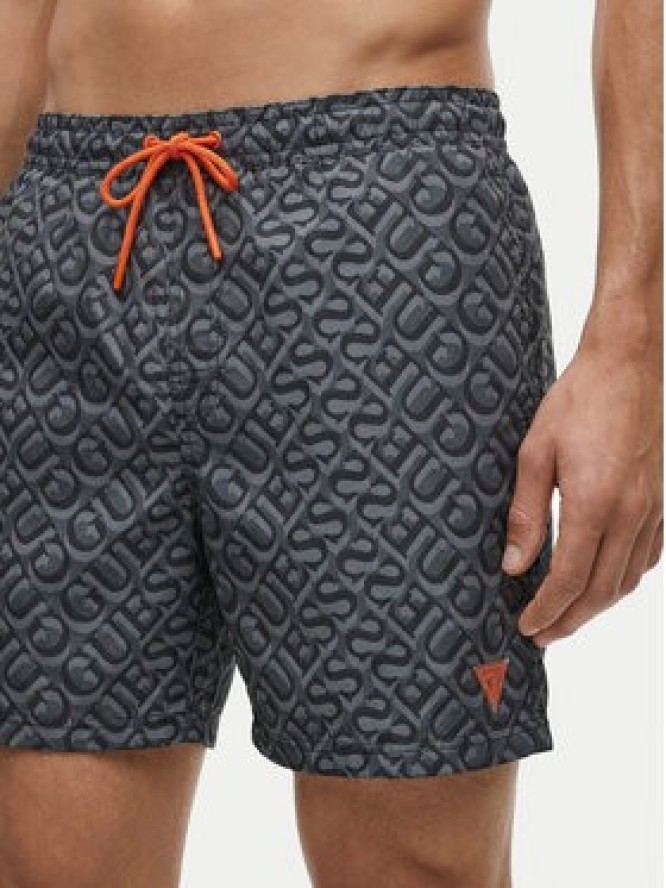 Guess Szorty kąpielowe F6GT27 WG2A2 Szary Regular Fit