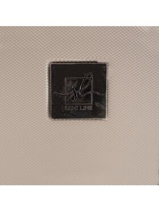 Semi Line Walizka kabinowa T5674-2 Złoty