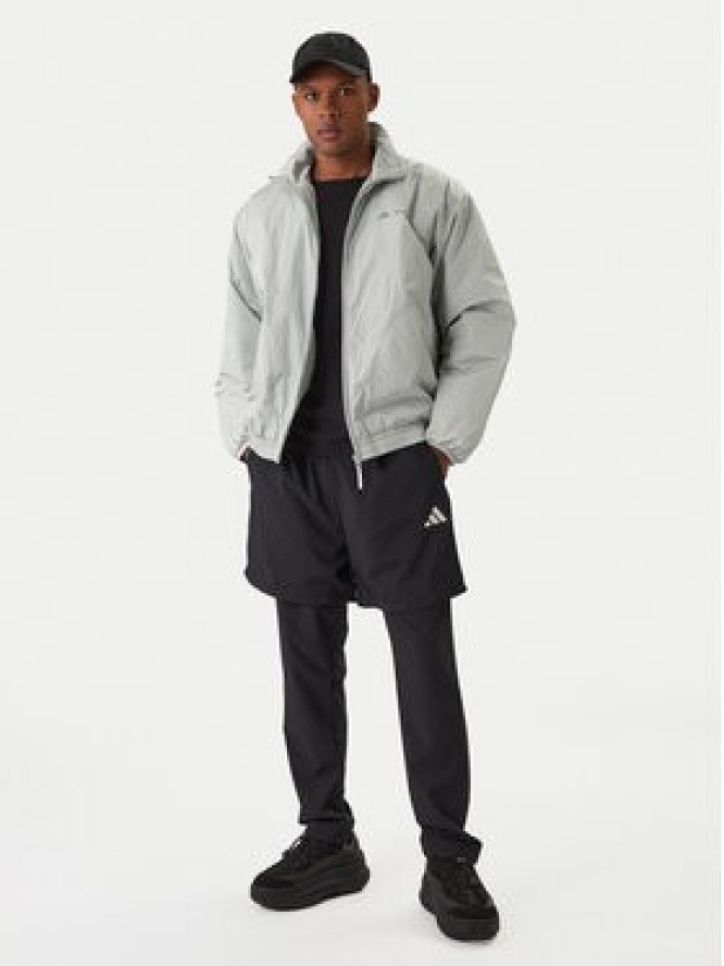 adidas Kurtka przejściowa Moon Boot JM8923 Szary Loose Fit