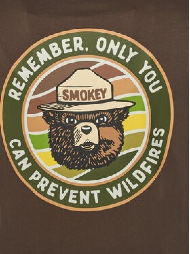 Element T-Shirt Sbxe Prevent ELYZT00488 Brązowy Regular Fit