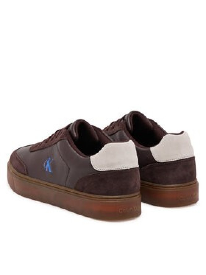 Calvin Klein Sneakersy Classic Cupsole Laceup Wt Mix YM0YM01429 Brązowy