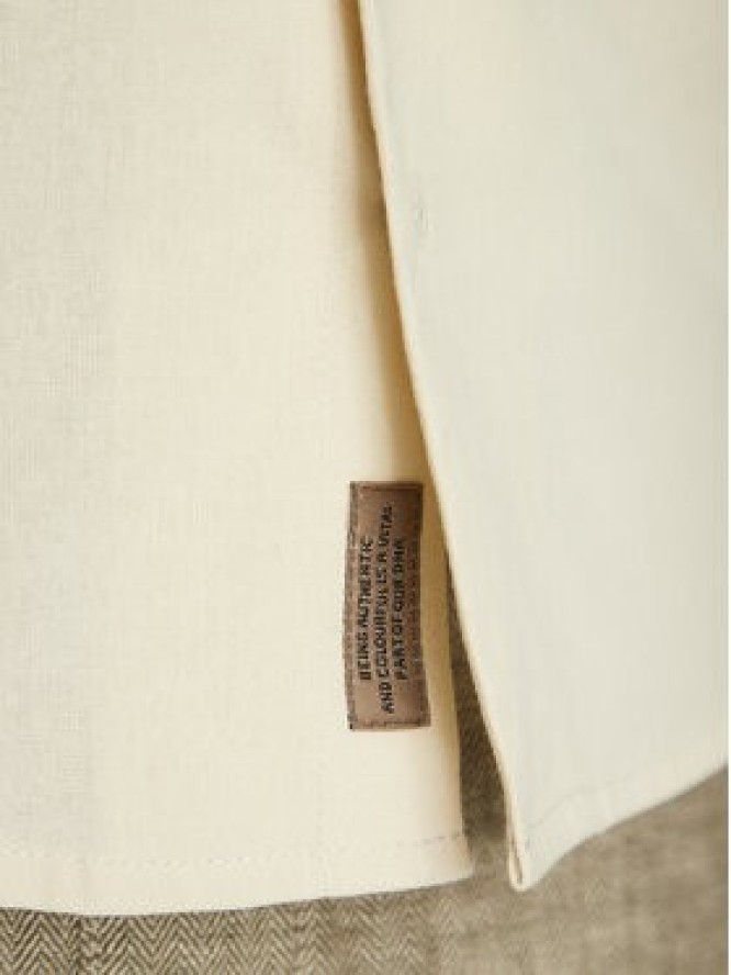 Blend Koszula 20717697 Beżowy Regular Fit