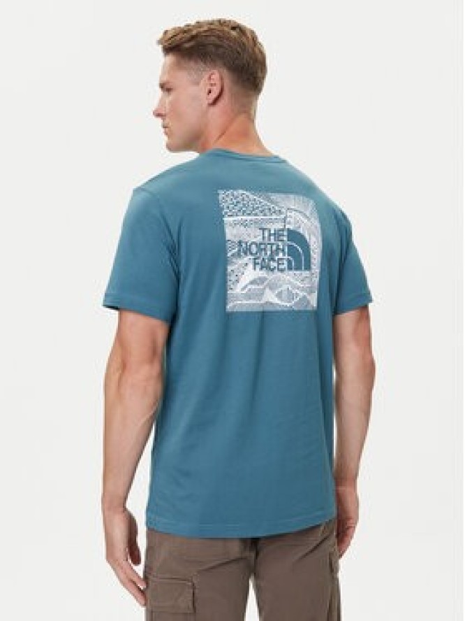The North Face T-Shirt Redbox NF0A87NV Niebieski Regular Fit