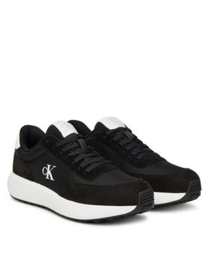 Calvin Klein Jeans Sneakersy Athleisure Runner Laceup Ny-Su YM0YM01370 Czarny