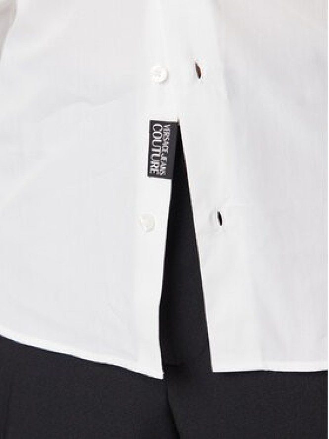 Versace Jeans Couture Koszula 79GALKS2 CN00K Biały Slim Fit
