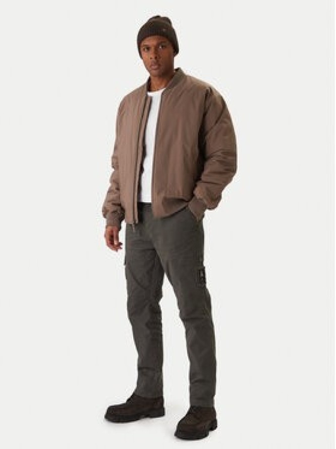 Aeronautica Militare Spodnie materiałowe 252PA1688UCT03399 Szary Regular Fit