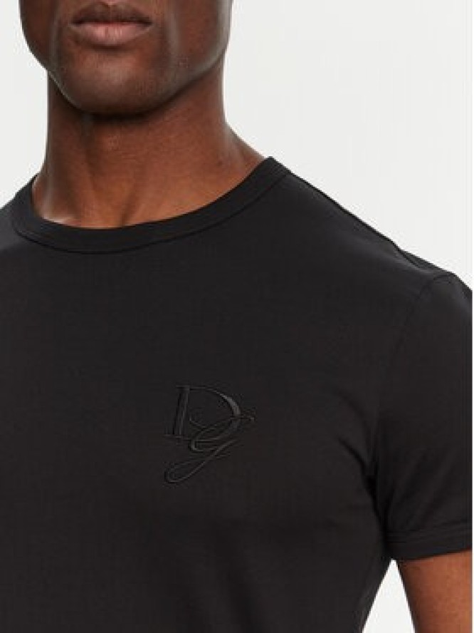 Dolce&Gabbana T-Shirt G8RN8Z G7N4Q Czarny Regular Fit